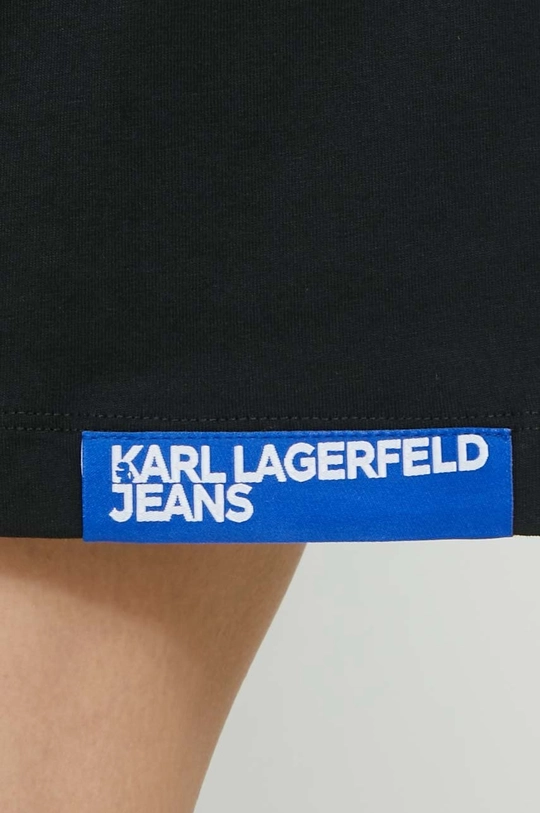 Βαμβακερό φόρεμα Karl Lagerfeld Jeans