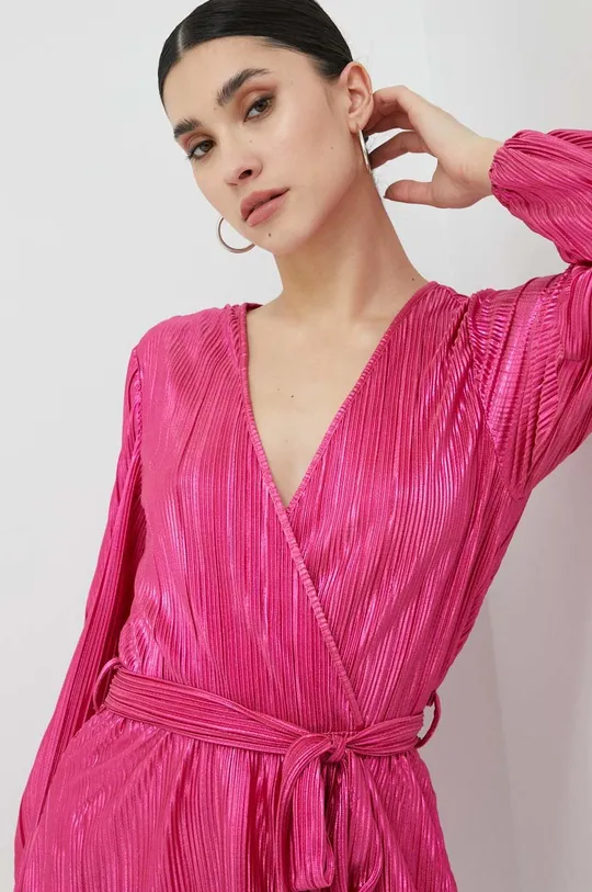 vijolična Obleka Bardot