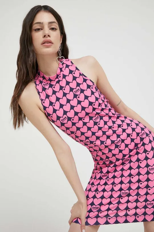 rózsaszín Love Moschino ruha Női