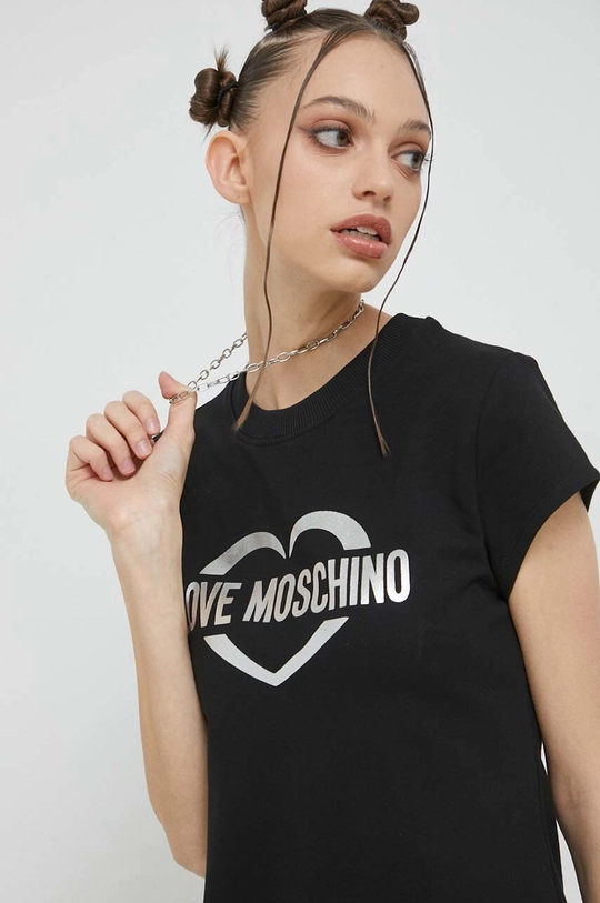 čierna Šaty Love Moschino