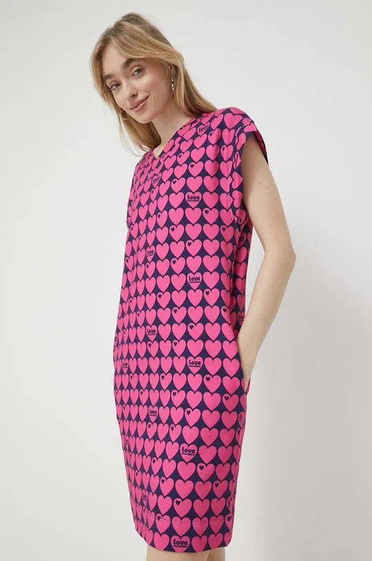 Платье Love Moschino розовый