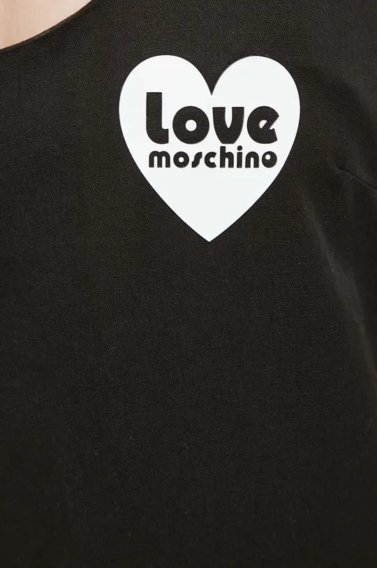 Love Moschino ruha vászonkeverékből