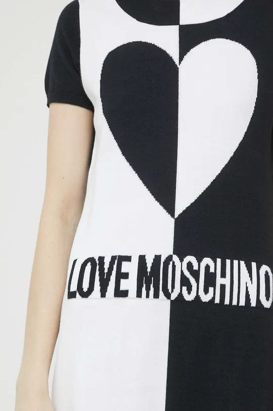 Bavlnené šaty Love Moschino Dámsky