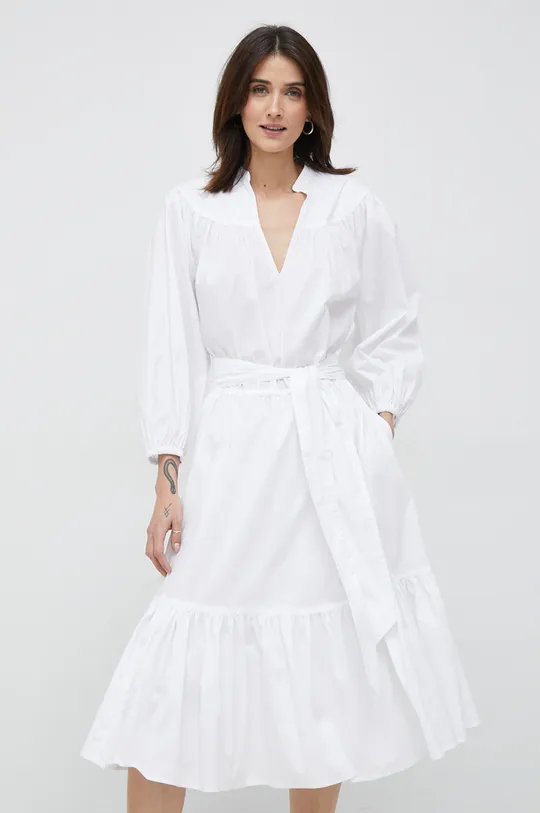 bela Obleka Lauren Ralph Lauren Ženski