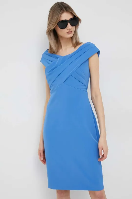 modrá Šaty Lauren Ralph Lauren Dámsky