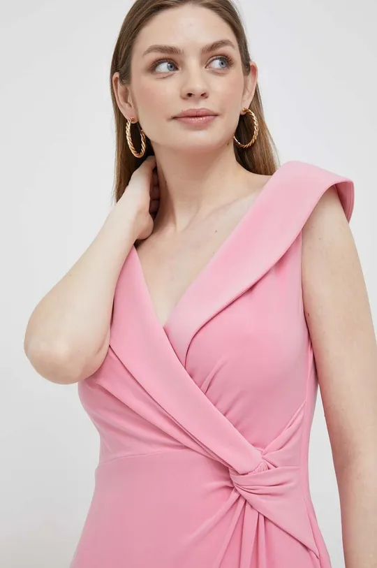roza Obleka Lauren Ralph Lauren