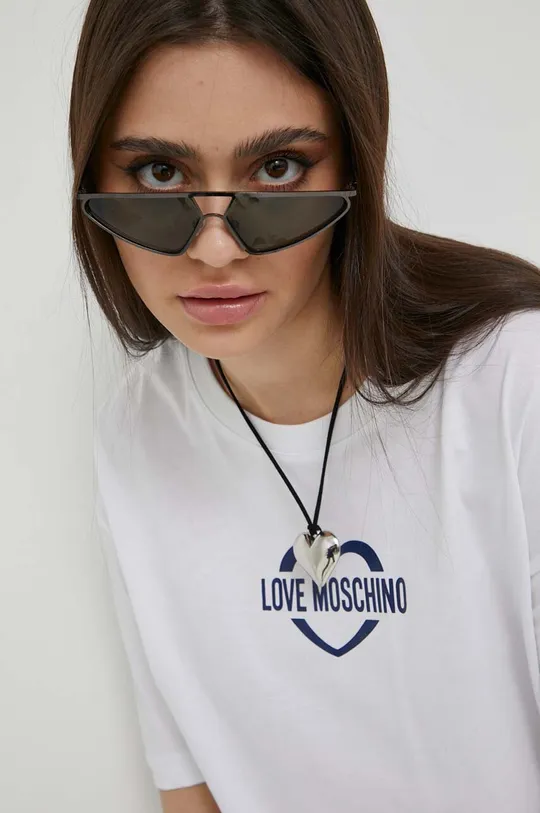 bela Obleka Love Moschino