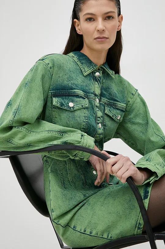 zelena Jeans obleka Gestuz Skye Ženski