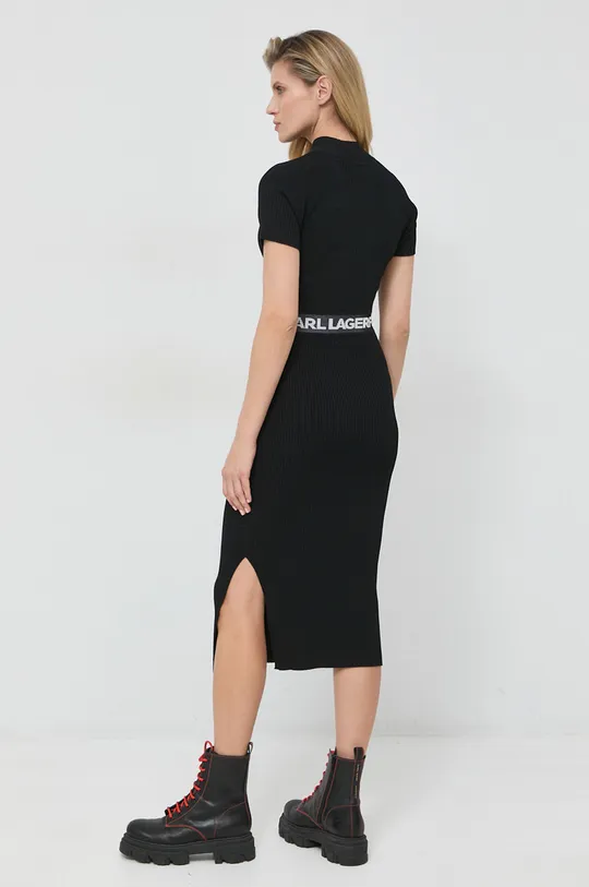 Φόρεμα Karl Lagerfeld μαύρο