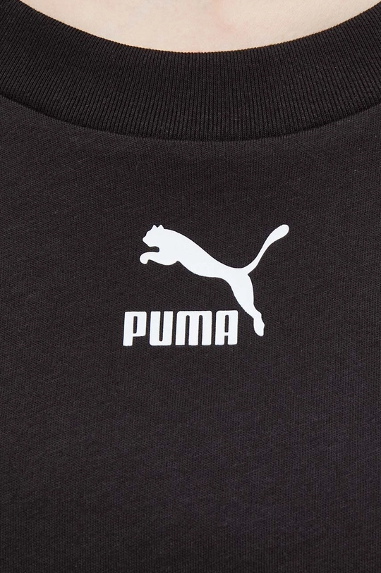 μαύρο Βαμβακερό φόρεμα Puma