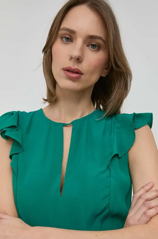 πράσινο Φόρεμα από συνδιασμό μεταξιού Twinset