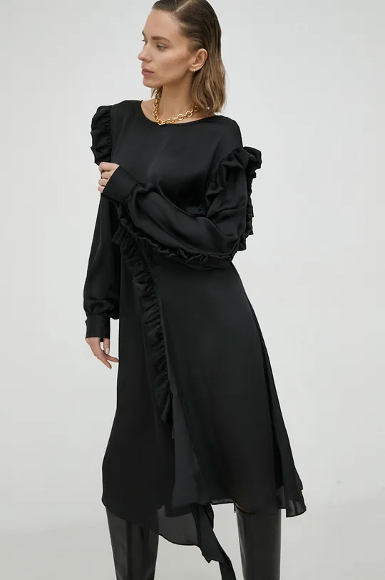 czarny Remain sukienka
