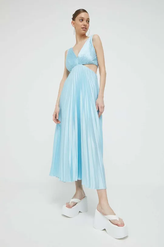 μπλε Φόρεμα Abercrombie & Fitch Γυναικεία