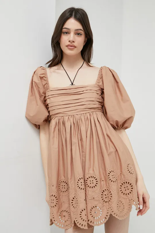 brązowy Abercrombie & Fitch sukienka