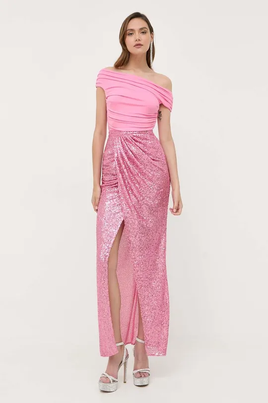 ροζ Φόρεμα Elisabetta Franchi Γυναικεία