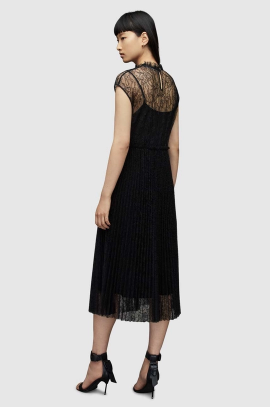 czarny AllSaints sukienka ARYA LACE DRESS