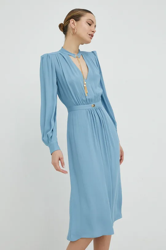 niebieski Elisabetta Franchi sukienka Damski