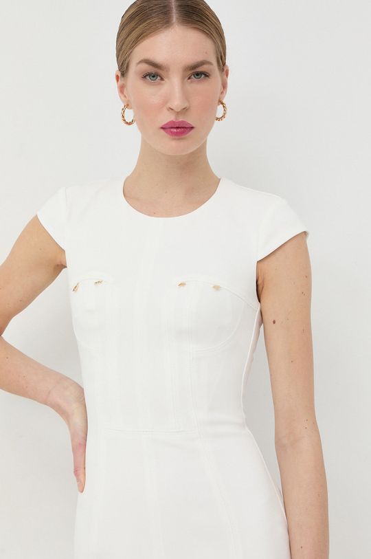biały Elisabetta Franchi sukienka