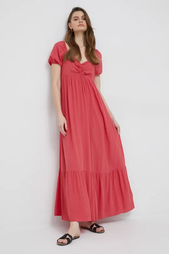 κόκκινο Φόρεμα Pepe Jeans Bernardette Γυναικεία