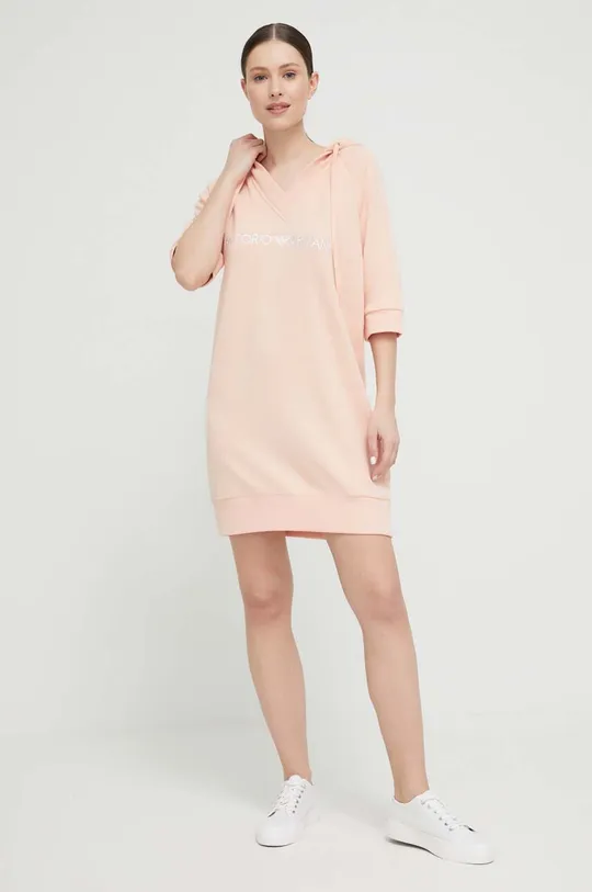 ροζ Φόρεμα Emporio Armani Underwear Γυναικεία