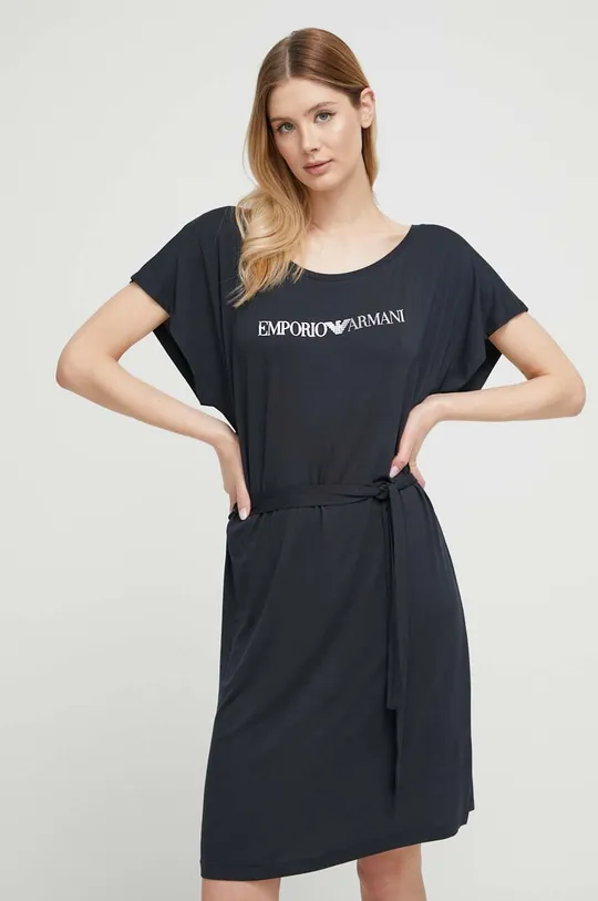 μαύρο Φόρεμα παραλίας Emporio Armani Underwear Γυναικεία