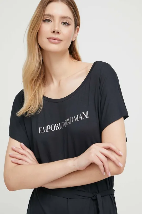 μαύρο Φόρεμα παραλίας Emporio Armani Underwear