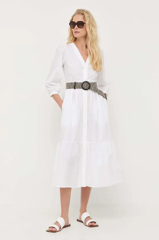 λευκό Φόρεμα Liu Jo Γυναικεία
