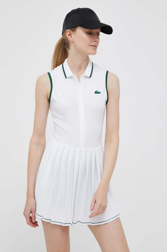 λευκό Φόρεμα Lacoste Γυναικεία