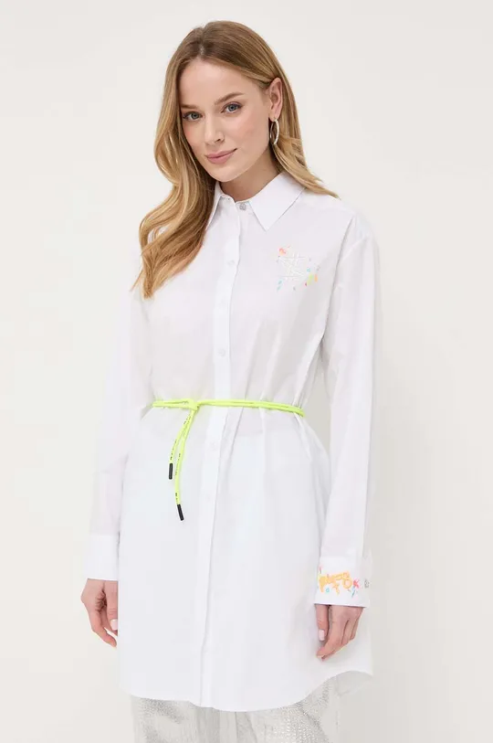 Twinset sukienka bawełniana x MyFo biały