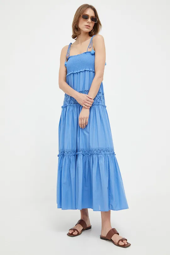 Βαμβακερό φόρεμα Twinset  Κύριο υλικό: 100% Βαμβάκι Φόδρα: 100% Βαμβάκι Άλλα υλικά: 100% Πολυεστέρας