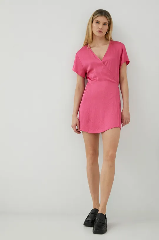 ροζ Φόρεμα American Vintage Γυναικεία