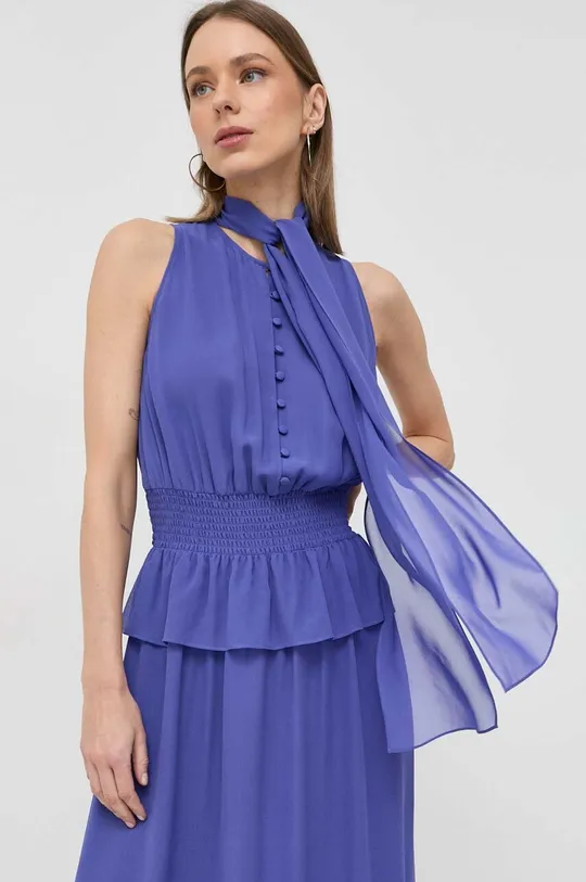 vijolična Svilena obleka Luisa Spagnoli Padova