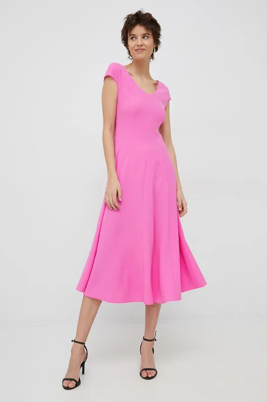 Сукня Emporio Armani рожевий