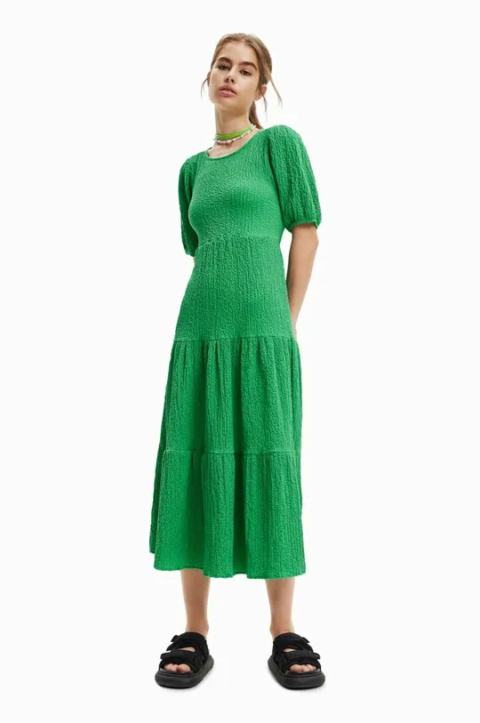 зелёный Платье Desigual Женский