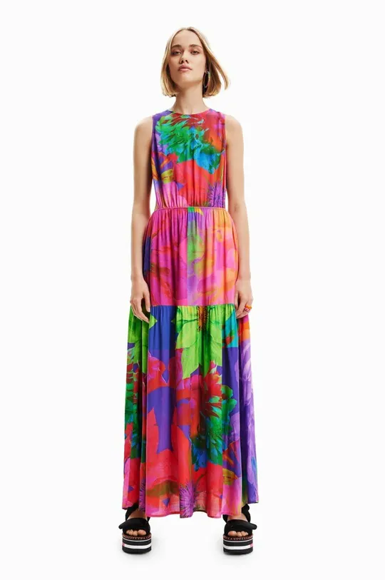 multicolor Desigual sukienka Damski
