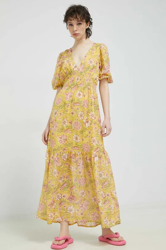 Φόρεμα Billabong κίτρινο