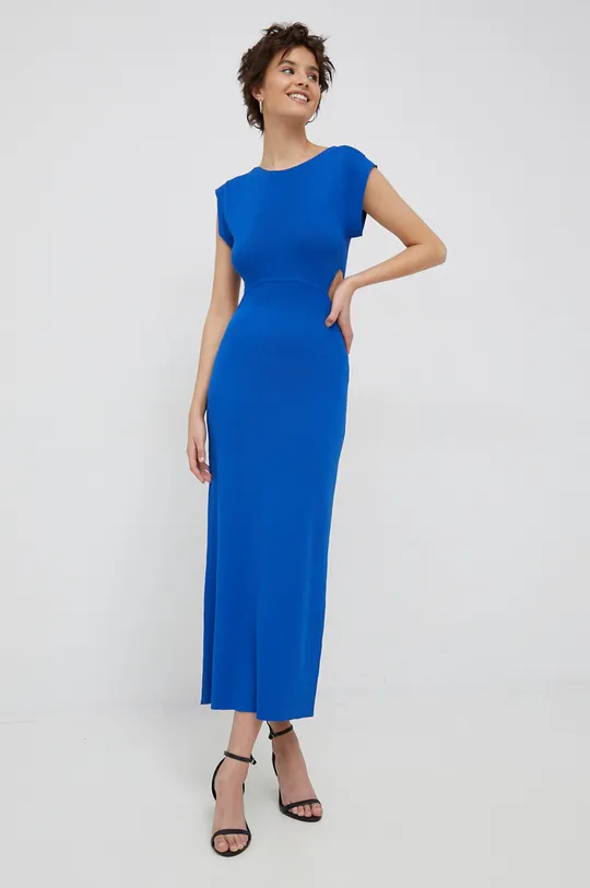 Obleka Sisley modra