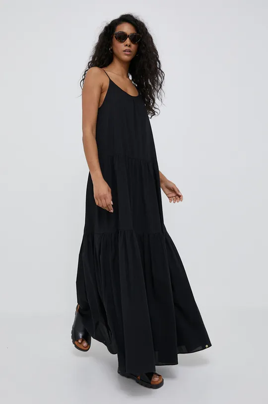 μαύρο Βαμβακερό φόρεμα Pennyblack Γυναικεία