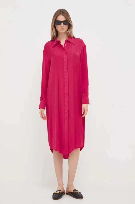 vijolična Obleka Sisley Ženski