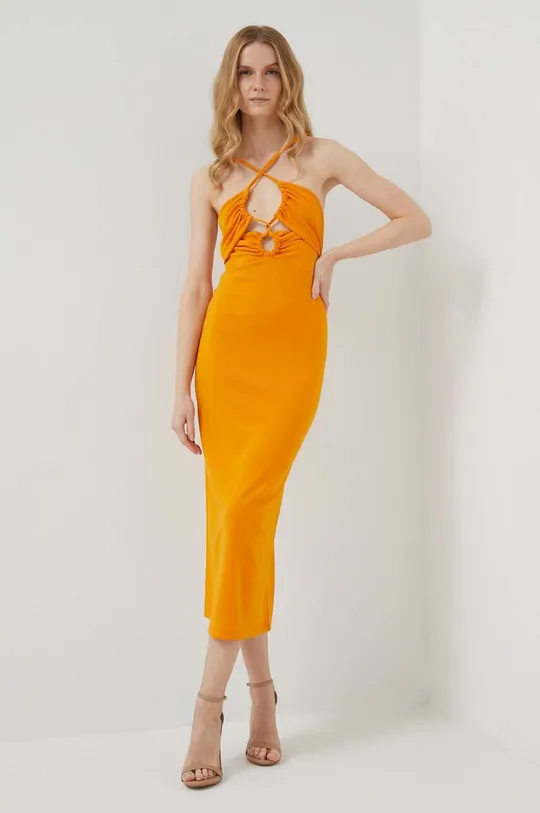 πορτοκαλί Φόρεμα Sisley Γυναικεία