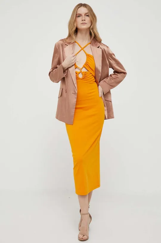 Šaty Sisley oranžová