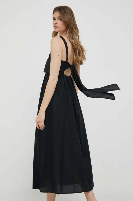 czarny Sisley sukienka bawełniana Damski