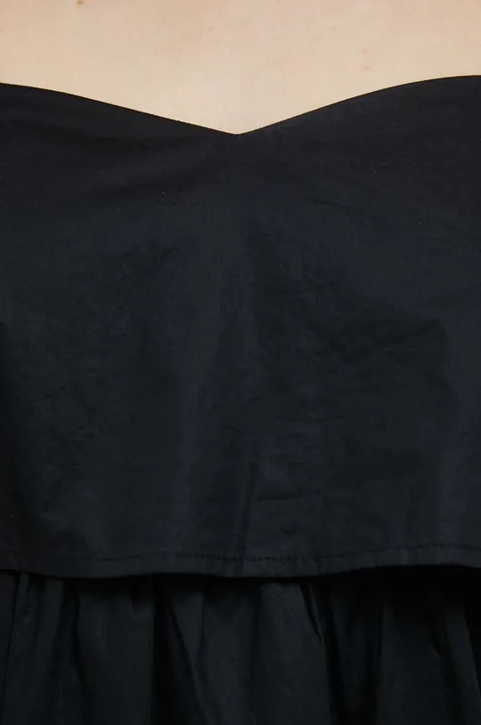 Bombažna obleka Sisley Ženski
