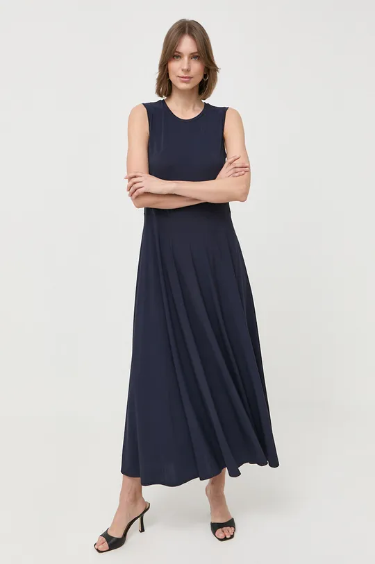 Φόρεμα Max Mara Leisure σκούρο μπλε