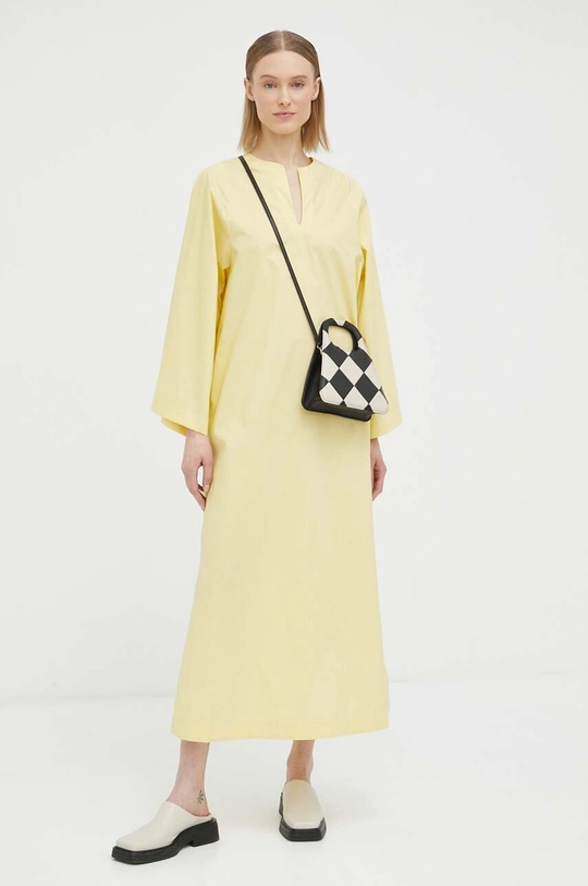 giallo By Malene Birger vestito in cotone Donna