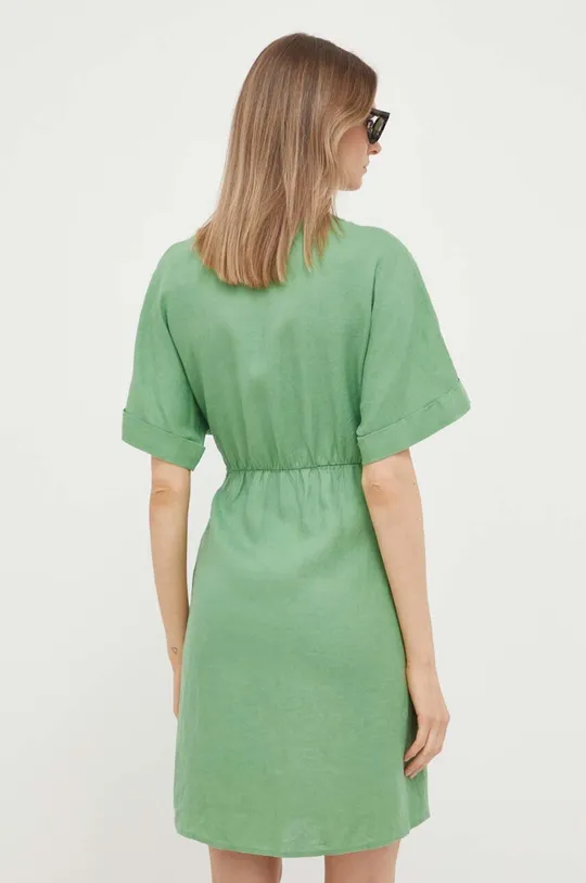 Λινό φόρεμα United Colors of Benetton  100% Λινάρι