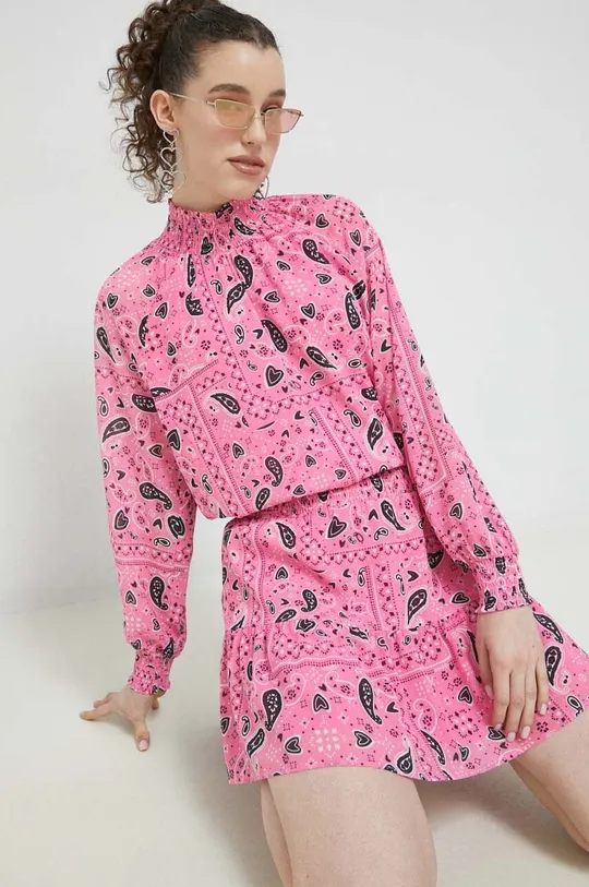 ροζ Φόρεμα HUGO Γυναικεία