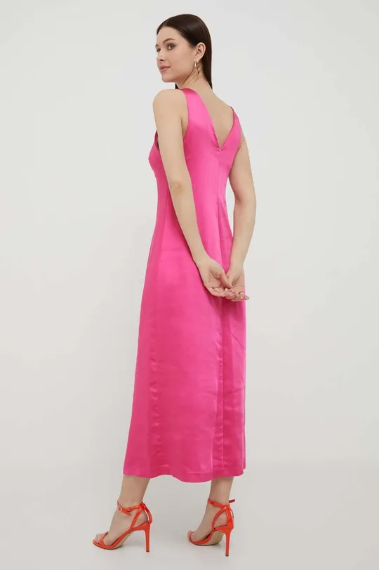 Obleka United Colors of Benetton roza