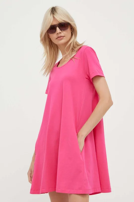 ροζ Φόρεμα United Colors of Benetton Γυναικεία
