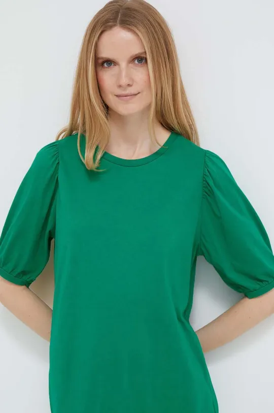 zielony United Colors of Benetton sukienka bawełniana